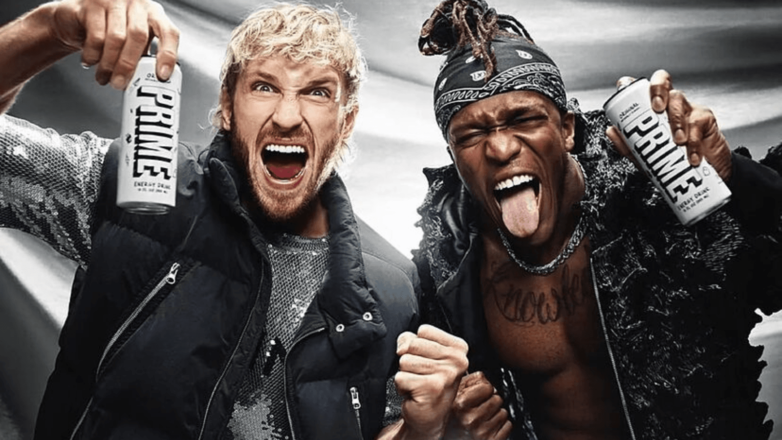 KSI and Logan Paul advertise their joint company Prime.